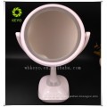 2017 hot new product bluetooth speaker music makeup mirror with LED light